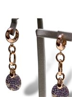 Earrings Casciola Gioielli Woman in Rose Gold Zaffiro rosa 2.36 Ct 65012949 - 65012949